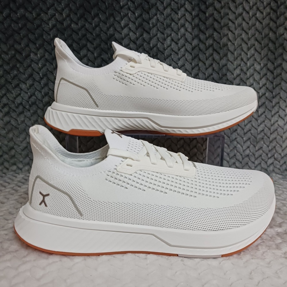 Flux Adapt Runner White Gum Mens Walking Running Sneakers Shoes Sz 9 Womens 10.5